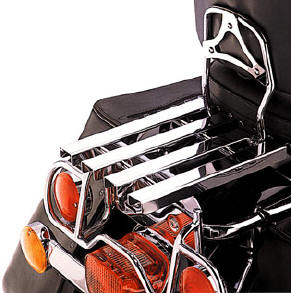 Chrome 4-Channel Luggage Rack